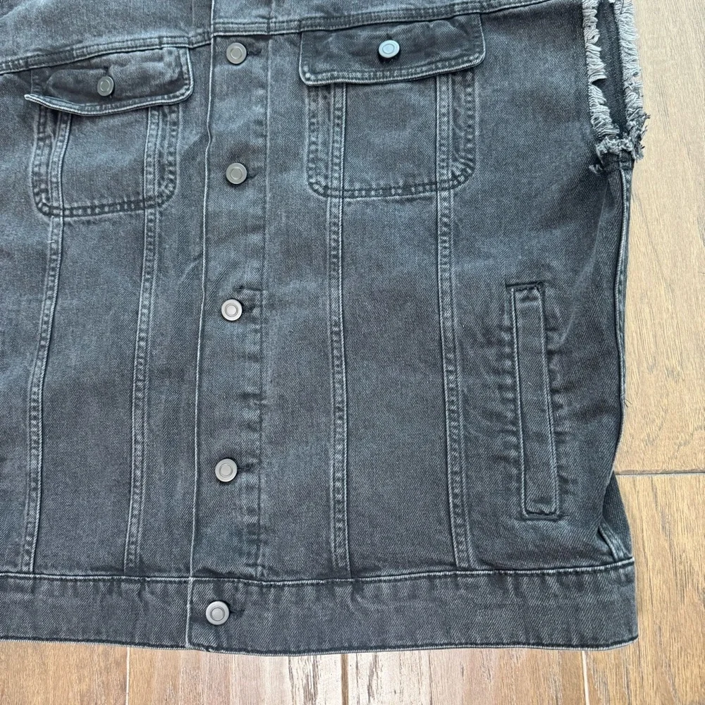 ASOS Black Western Denim Vest - Sweet Cowboy Blues - Picture 5 of 14